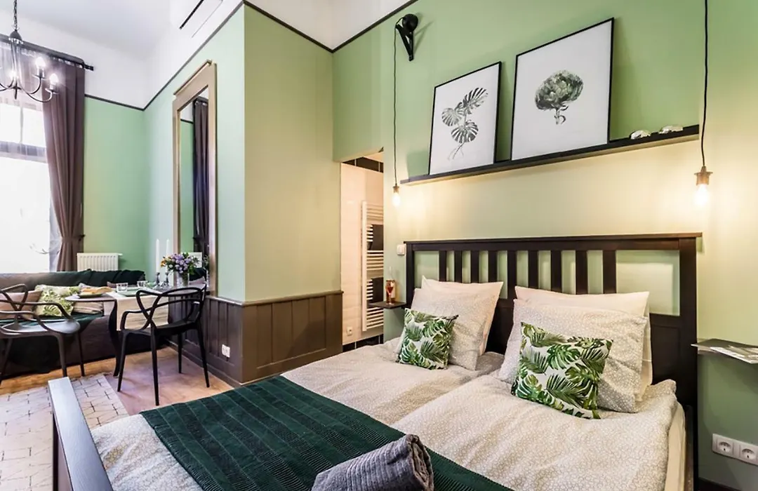 The Green - Elegant Studio Apartment In The Center Of Budapest-1